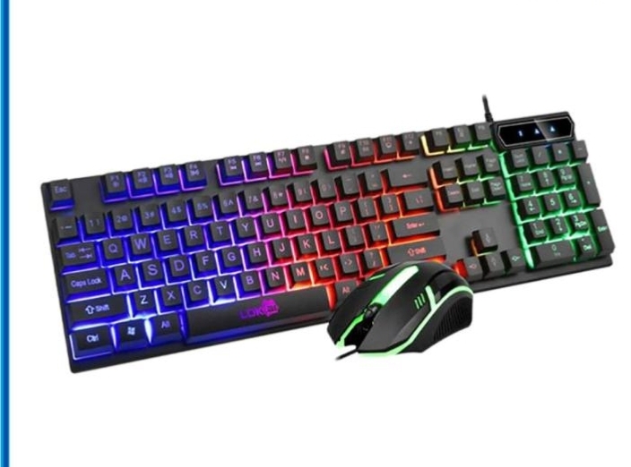 Banda LDKAI 832 USB Gaming Keyboard LED And Mouse - Black