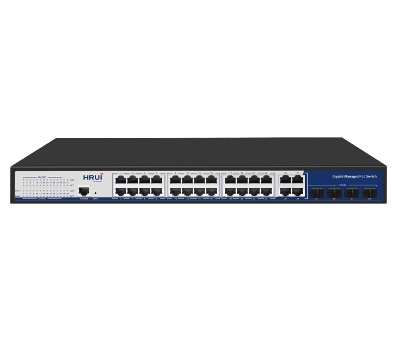 HRUI 28-Port Gigabit Managed PoE Switch Review